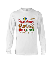 Load image into Gallery viewer, Pepparkakor Calories Don't Count Unisex Long Sleeve