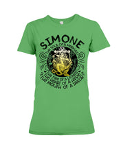Load image into Gallery viewer, Simone The Sould Of A Mermaid Horoscope T-Shirt Ladies Tee