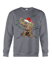 Load image into Gallery viewer, Elephant Color Light Christmas Gift Tee Sweatshirt