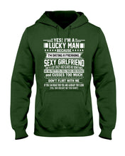 Load image into Gallery viewer, Lucky Man Have Sexy Girlfriend Gift For Couple Tee Hoodie