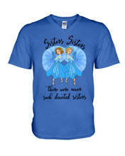 Load image into Gallery viewer, Sisters Sisters Fairy Tale Gift For Girls T-Shirt Guys V-Neck