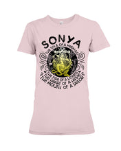 Load image into Gallery viewer, Sonya Soul Of Mermaid Horoscope T-Shirt Ladies Tee