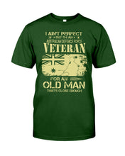 Load image into Gallery viewer, Veteran Australian Defence Force Gift For Grandpa Family Tee Guys Tee