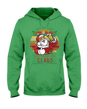 Load image into Gallery viewer, Santa Claus Beer Gift For Christmas Black T-Shirt Hoodie