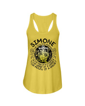 Load image into Gallery viewer, Simone The Sould Of A Mermaid Horoscope T-Shirt Ladies Flowy Tank