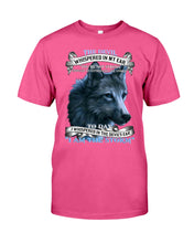 Load image into Gallery viewer, Wolf Lovers Trending Quote Tee Guys Tee