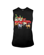 Load image into Gallery viewer, Merry Christmas In Town Cow Lovers Gift For Farmers Unisex Long Sleeve