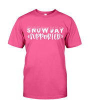 Load image into Gallery viewer, Snow Day Supporter Christmas Gift For Friends Family T-Shirt Guys Tee