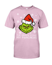 Load image into Gallery viewer, The Grinch Stole My Pancreas Guys Tee
