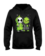 Load image into Gallery viewer, Cute Little Jack Skellington Grinch Best Friend Christmas Gift Shirt Hoodie