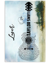 Load image into Gallery viewer, Taylor Swift Lover Country Music Horizontal Poster Vertical Poster