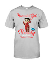 Load image into Gallery viewer, November Girl Sexy Beauty T-Shirt Guys Tee