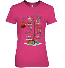 Load image into Gallery viewer, Christmas Gift On Tree Gift For Family T-Shirt Ladies Tee