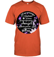 Load image into Gallery viewer, To My Husband In Heaven Gift For Widow Guys Tee