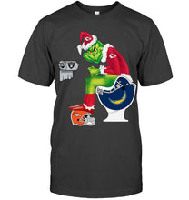 Load image into Gallery viewer, Funny Grinch Kansas Chief Christmas Gift Tee Guys Tee