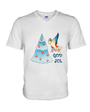 Load image into Gallery viewer, Swedish God July Christmas Tree Gift For Family Guys V-Neck