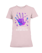 Load image into Gallery viewer, Alzheimers Awareness T-Shirt Ladies Tee