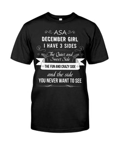 December Girl Fun Quote T-Shirt Guys Tee