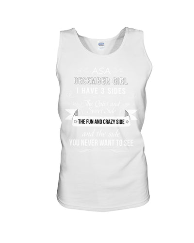 December Girl Fun Quote T-Shirt Unisex Tank Top