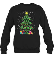 Load image into Gallery viewer, Cute Dog Paws Christmas Tree Shirt Sweatshirt