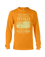 Load image into Gallery viewer, Veteran Australian Defence Force Gift For Grandpa Family Tee Unisex Long Sleeve