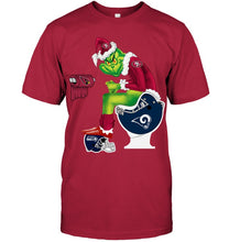 Load image into Gallery viewer, Funny Grinch San Francisco 49Ers Christmas Gift Tee Guys Tee