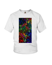 Load image into Gallery viewer, Hummingbird Cosmic Light Color Black T-Shirt Youth Tee