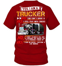 Load image into Gallery viewer, I Am A Trucker Guys V-Neck