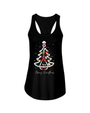 Load image into Gallery viewer, Nurse Tree Christmas Funny T-Shirt Ladies Flowy Tank