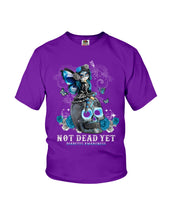 Load image into Gallery viewer, Diabetes Awareness Skull Custom Graphic Tee Youth Tee