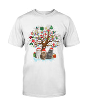 Load image into Gallery viewer, Christmas Tree Cat Lovers Cute Funny T-Shirt Youth Tee