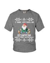 Load image into Gallery viewer, I Make Kottbullar Disappear Black T-Shirt Youth Tee