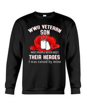 Load image into Gallery viewer, Wwii Veteran Gift For Veteran Dad Quote T-Shirt Sweatshirt