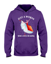 Load image into Gallery viewer, Just A Woman Loves Dancing And Reading Books Hoodie