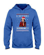Load image into Gallery viewer, Demi Lovato All I Want For Christmas Is Shmoney Hoodie
