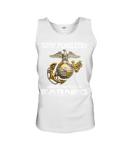 Load image into Gallery viewer, Camp Pendleton Earned Black T-Shirt Unisex Tank Top