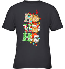 Load image into Gallery viewer, Santa Claus Ho Ho Ho Christmas Gift For Guinea Pigs Lovers Youth Tee