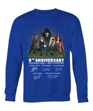 Load image into Gallery viewer, Arrow 8Th Anniversary Gift For Fans Black T-Shirt Unisex Long Sleeve