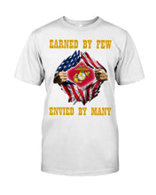 Load image into Gallery viewer, Earned By Few Envied By Many Black T-Shirt Guys Tee