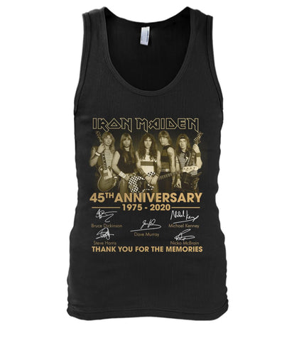 45Th Anniversary Iron Maiden 1975-2020 T-Shirt Unisex Tank Top