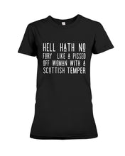 Load image into Gallery viewer, Scottish Woman Temper Scotland Lovers Ladies Tee