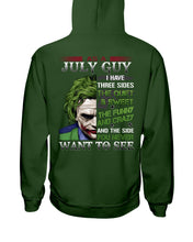Load image into Gallery viewer, July Guy Joker Quiet Sweet Funny Crazy Black T-Shirt Hoodie
