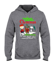 Load image into Gallery viewer, 55Th Anniversary A Charlie Brown Christmas Black T-Shirt Hoodie