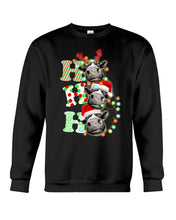 Load image into Gallery viewer, Funny Cows Ho Ho Ho Christmas Gift For Cow Lovers Sweatshirt