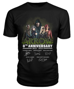 Arrow 8Th Anniversary Gift For Fans Black T-Shirt Ladies Tee