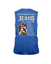 Load image into Gallery viewer, Jesus August My God Horoscope Black T-Shirt Unisex Long Sleeve