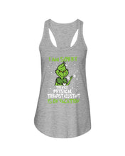 Load image into Gallery viewer, Funny Grinch Quote Physical Therapist On Vacation Christmas Tee Ladies Flowy Tank