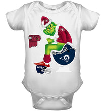 Load image into Gallery viewer, Funny Grinch San Francisco 49Ers Christmas Gift Tee Baby Onesie