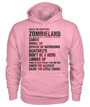 Load image into Gallery viewer, Zombieland Rules For Surviving Quote T-Shirt Hoodie