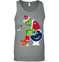 Load image into Gallery viewer, Funny Grinch Kansas Chief Christmas Gift Tee Unisex Tank Top